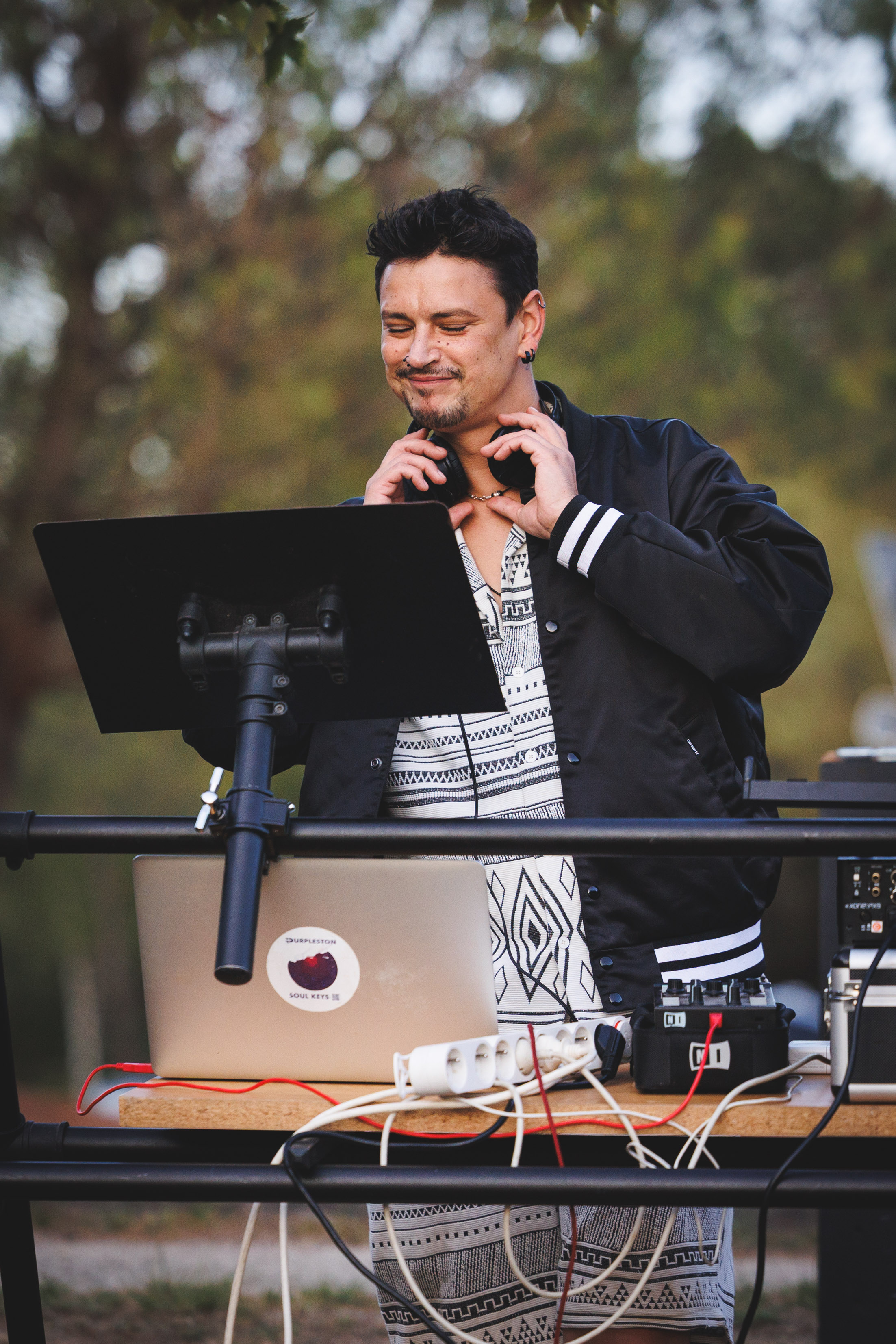DJ Set au coucher de soleil